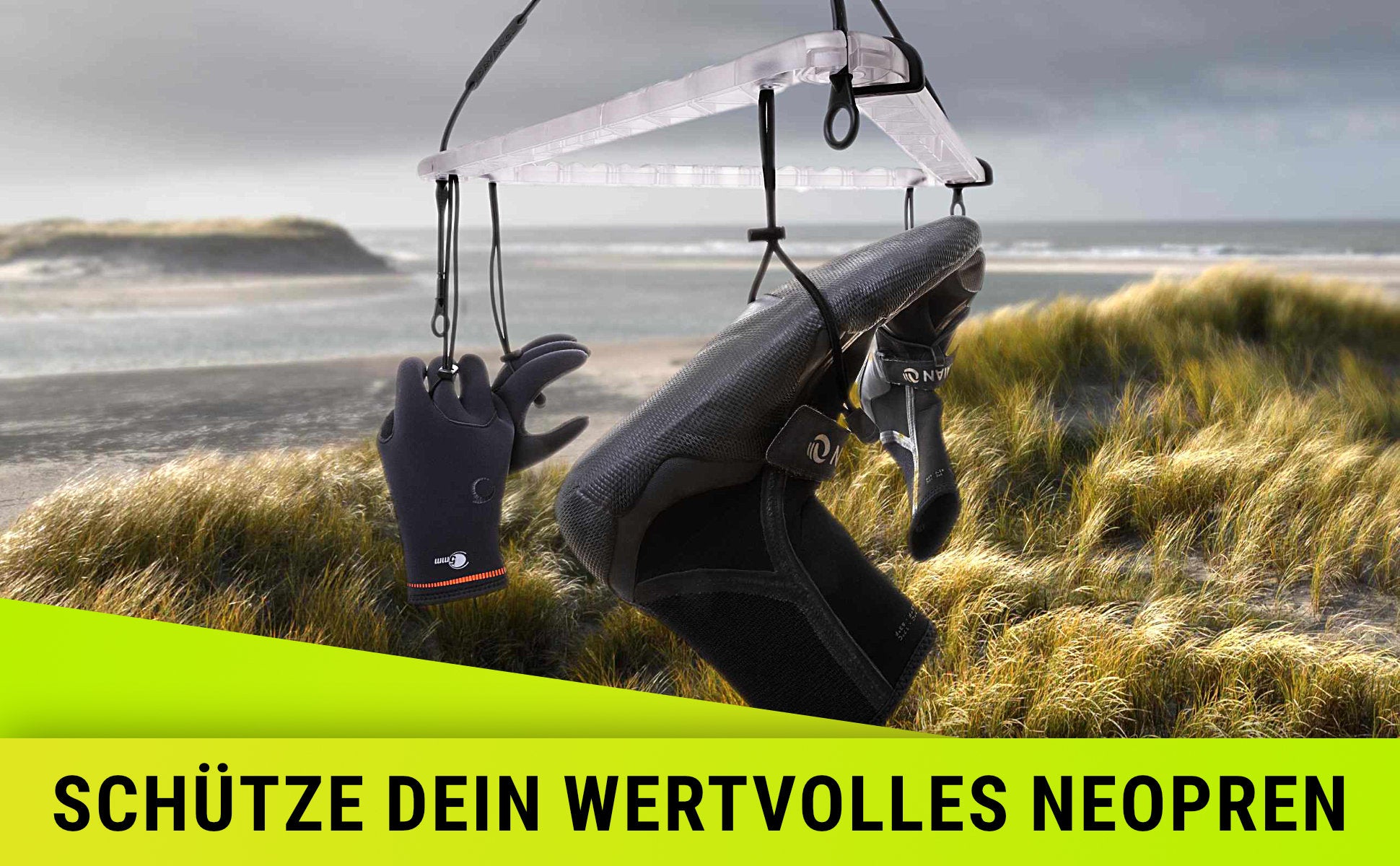 BootBungees von DRYANGL zur Fixierung nasser Schuhe im Van oder Kofferraum – Bild Nr. 03.