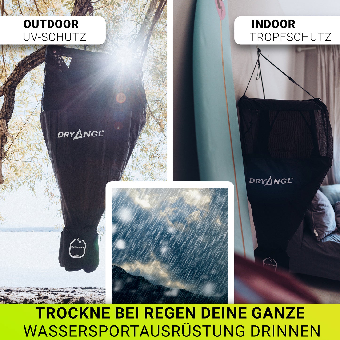 Dripper für Indoor & Outdoor – Tropfschutz im Haus und UV-Schutz im Freien