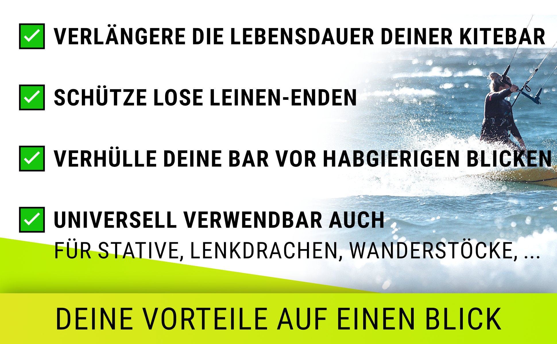 Kite Bar Bag von DRYANGL – sichere Aufbewahrung für deine Control-Bar – Bild Nr. 05.