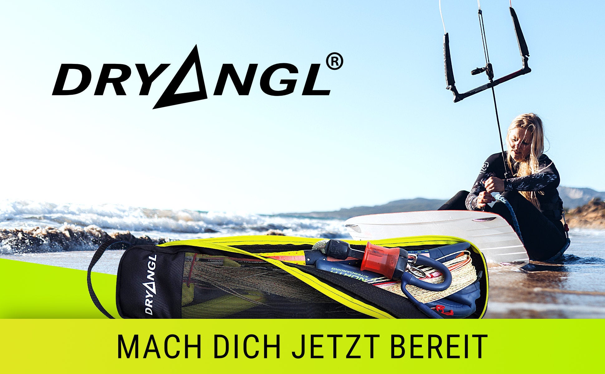 Kite Bar Bag von DRYANGL – sichere Aufbewahrung für deine Control-Bar – Bild Nr. 06.
