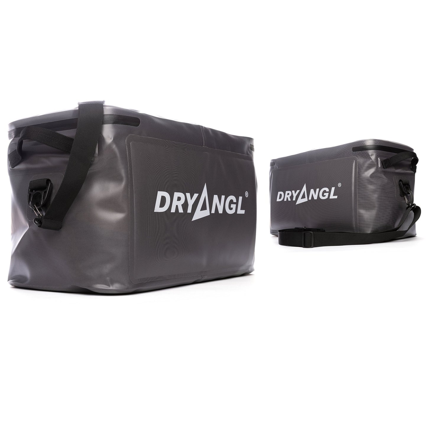 GearTub Doppelpack: 2 × 40 l Trockentasche & Umziehmatte – Nass & Trocken getrennt, als Rucksack tragbar