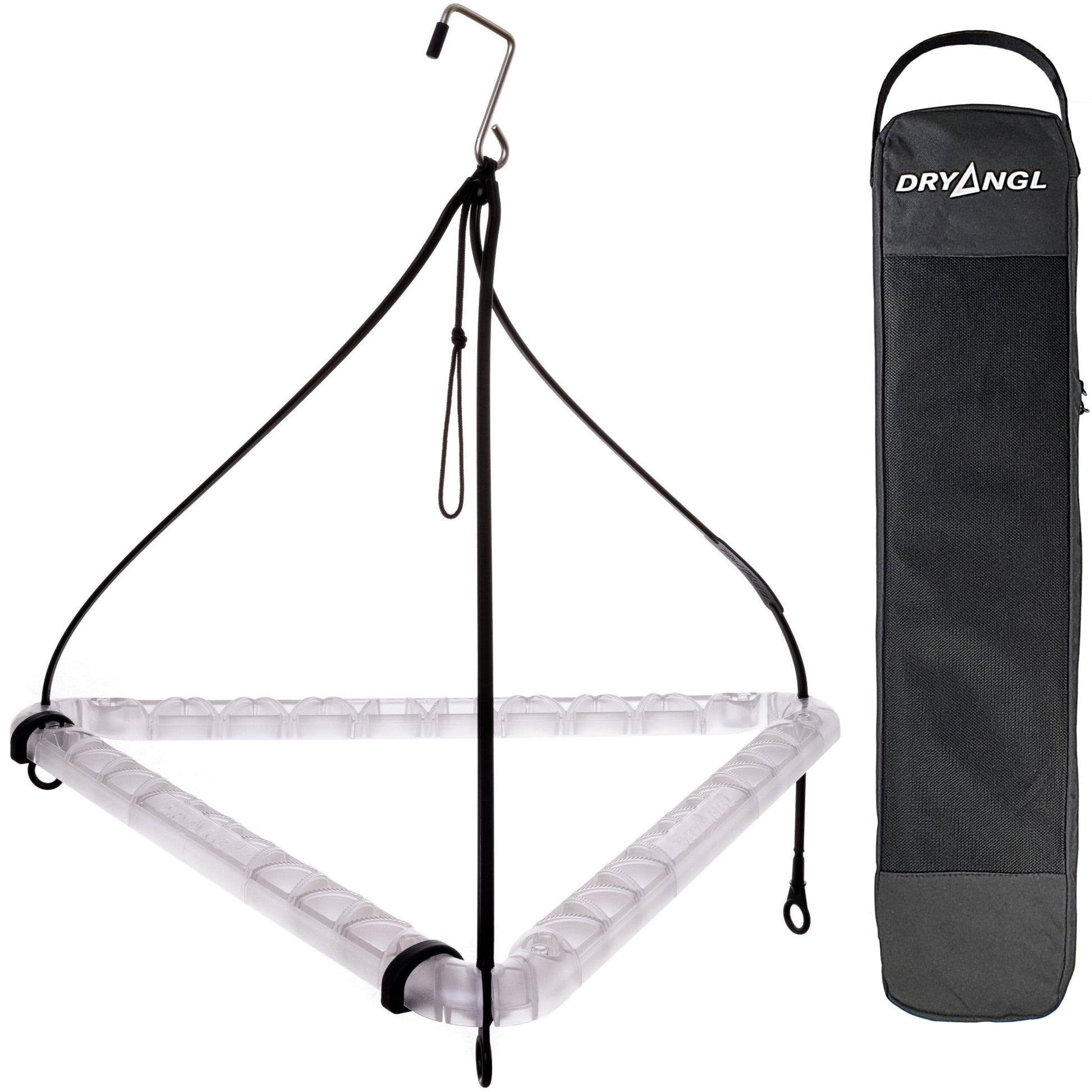 neoprenanzug aufbewahren 3-fach Wetsuit Hanger – Mobiler Neopren Kleiderbügel & System (Zerlegbar) – DRYANGL